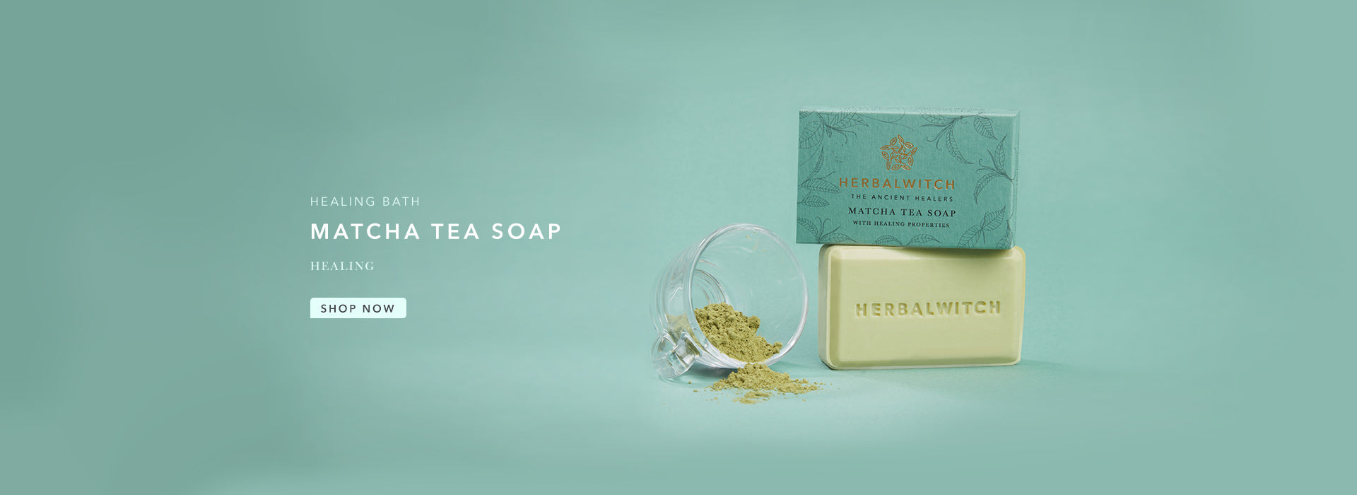 Best Natural Luxury Premium Herbal Matcha Tea Soap Online Herbalwitch Wellness Antioxidant Shining Bath Skin Benefits Glow Infec